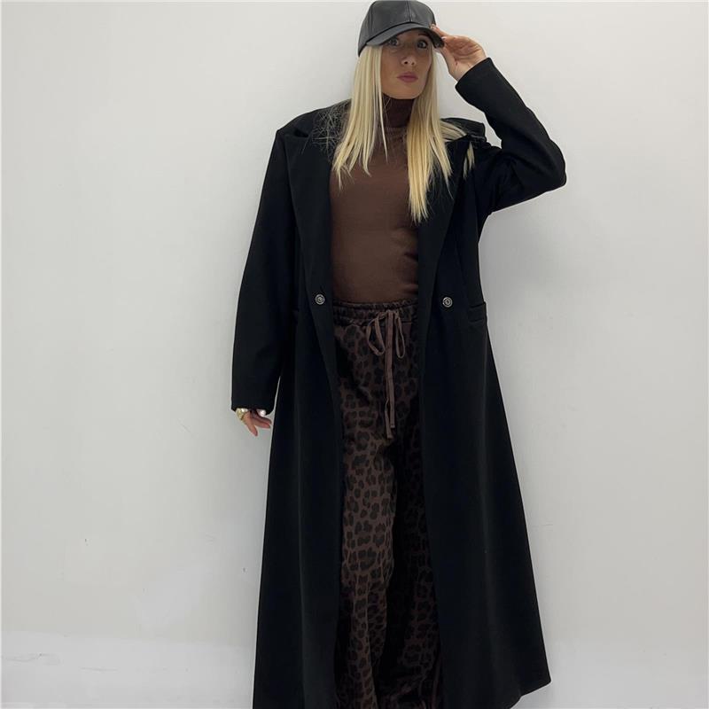 cappotto lungo dritto defined elegance